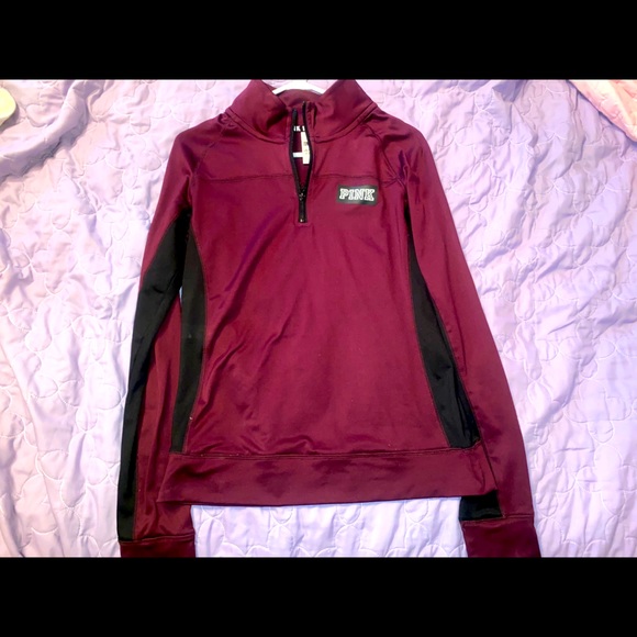 Maroon colored Victoria’s Secret Pink sweatshirt - Picture 1 of 1